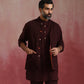 trueBrowns Men's Cola Ikat Print Cotton Reversible Nehru Jacket | Swadesiicart