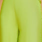 InWeave Women's Lime Green Strappy Set W Square Bandhani Print Silk Dupatta - Swadesiicart