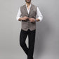Even Apparels Men's Brown Pure Wool Nehru Jacket | Swadesiicart