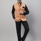 Even Apparels Men's Orange Nehru Jacket With Welt Pockets | Swadesiicart
