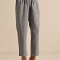 trueBrowns Steel Blue Khadi Relaxed Co-Ord Set - Swadesiicart