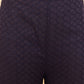 InWeave Women's Navy Blue Lace Work Double Layer Sharara Set - Swadesiicart