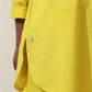 trueBrowns Lime Cotton Linen Kurta Co-Ord Set - Swadesiicart