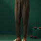 trueBrowns Green Square Viscose Silk Flared Kurta Pant Set | Swadesiicart