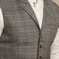 Even Apparels Men's Brown Waistcoat with Notched Lapel | Swadesiicart