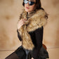 InWeave Women's Cat Print Faux Fur Neck Warmer - Swadesiicart