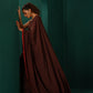 trueBrowns Cola Muslin Silk Ready to Wear Saree | Swadesiicart