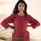 trueBrowns Carrot Cotton Dobby Pocket Dress | Swadesiicart