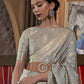 Mitera Floral Woven Design Zari Banarasi Saree | Swadesiicart