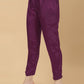 HERE&NOW Floral Lucknowi Chikankari Embroidered Kurta with Trousers & Dupatta | Swadesiicart