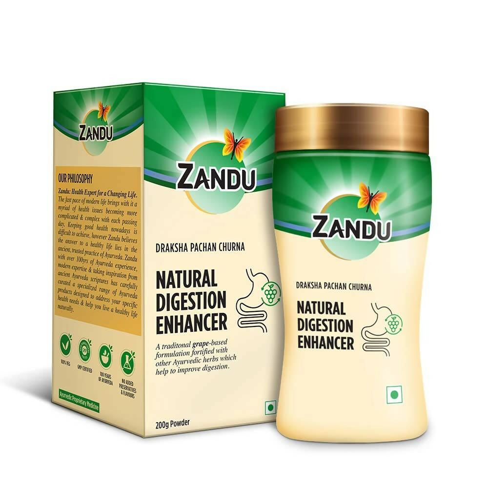Zandu Natural Digestion Enhancer, Draksha Pachan Churna | Swadesiicart