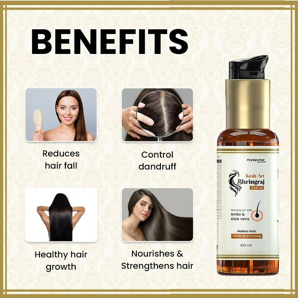 myUpchar Ayurveda Kesh Art Bhringraj Hair Growth Oil | Swadesiicart