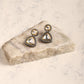 Silver-Plated Contemporary Drop Earrings - Ruby Raang - Ruby Raang Studio