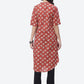 Biba Women Red Ethnic Motifs Printed Kurta - Swadesiicart