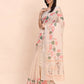 Shree Shyam Fashion Linen Cotton Peach Saree