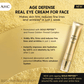 AHC Age Defense Real Eye Cream For Face - Korean skincare | Swadesiicart