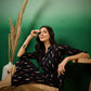 Sangria Abstract Printed Pure Cotton Straight Kurta - Swadesiicart