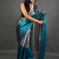 Exclusive Collection Beautiful Gray Green Tissue Silk Hand Weaving Handloom Saree With Running Blouse Piece - Swadesiicart