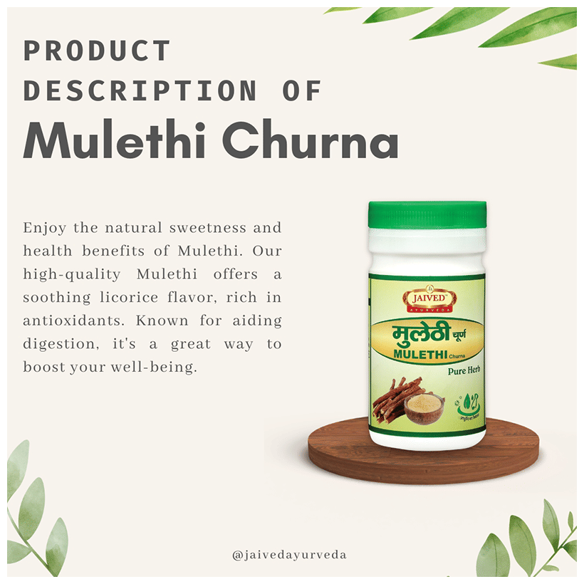 Jaived Ayurveda Mulethi Churna | Swadesiicart