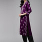 ADA Women Ethnic Motifs Embroidered Flared Sleeves Mirror Work Kurta