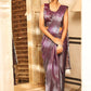 Lavender Tom Silk Plain Ready To Wear Saree With Stitched Blouse - Satiksha | Swadesiicart
