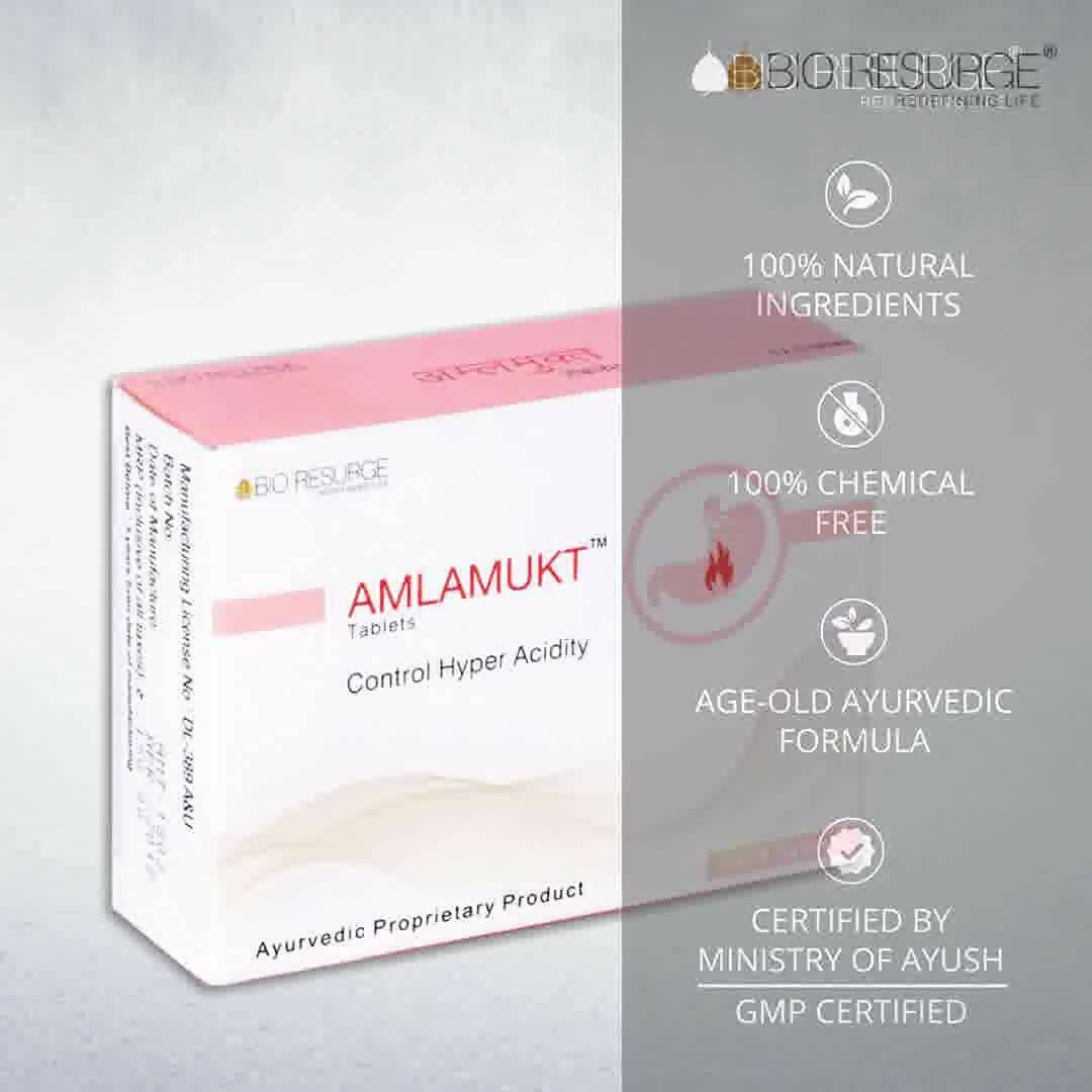 Bio Resurge Life AmlaMukt Tablets - Swadesiicart