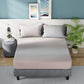 Nautica Grey & Pink 160 TC King Bedsheet With 2 Pillow Covers - Swadesiicart