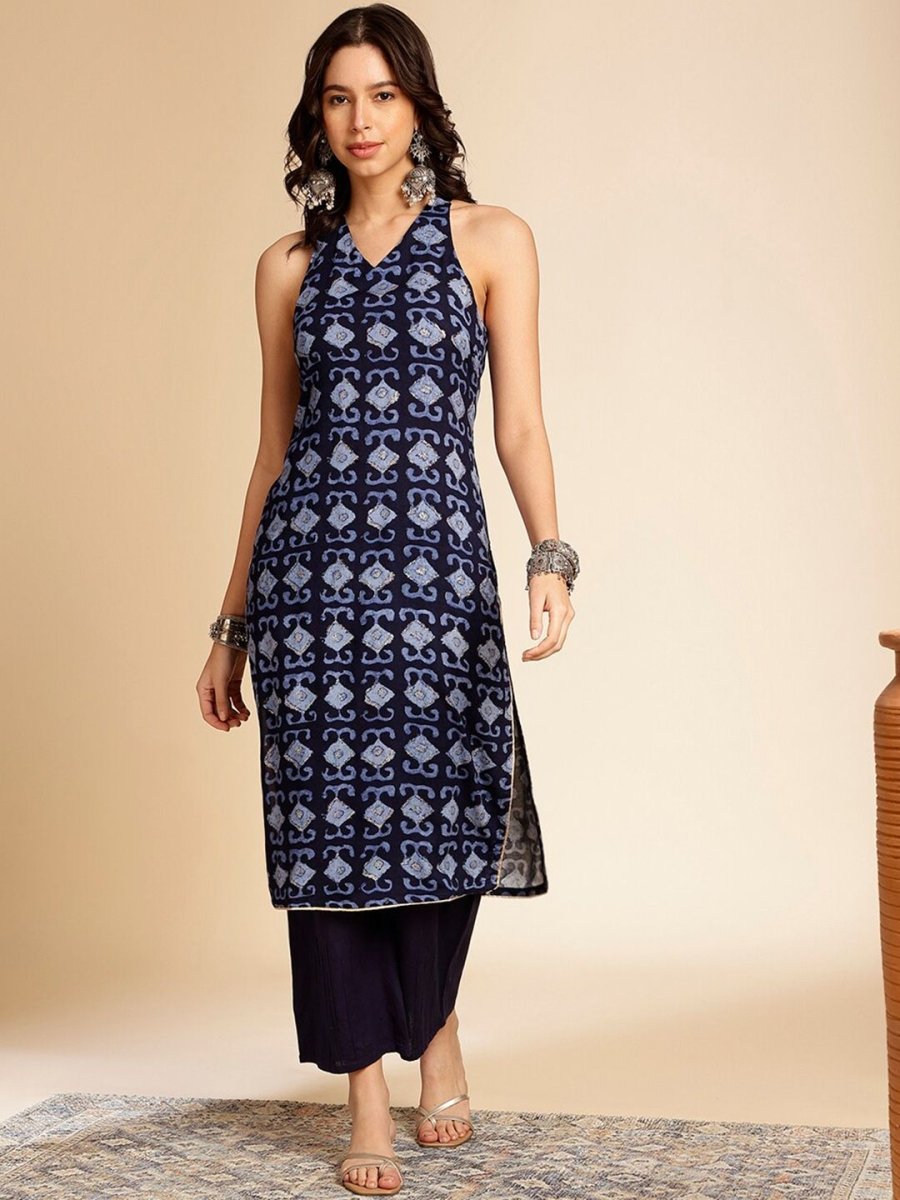 Anouk Geometric Printed Kurta - Swadesiicart