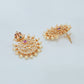 Kushal's Fashion Jewellery Gold-Polished Stone Studded Jewellery Set - Swadesiicart