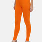 Souchii Orange Solid Slim-Fit Ankle-Length Leggings - Swadesiicart