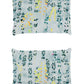Story@home Arena Grey & Blue Floral Printed 180 TC Bedsheet & Pillow Covers