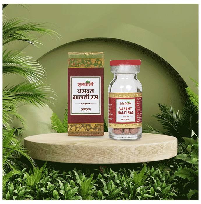 Multani Vasant Malati Ras with Gold Tablet | Swadesiicart