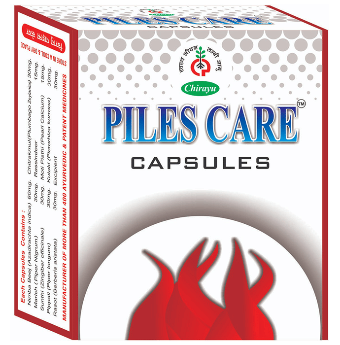Chirayu Piles Care Capsules | Swadesiicart