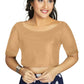 Aastha Fashion Women's Beige Art Silk Designer Party Wear Readymade Blouse