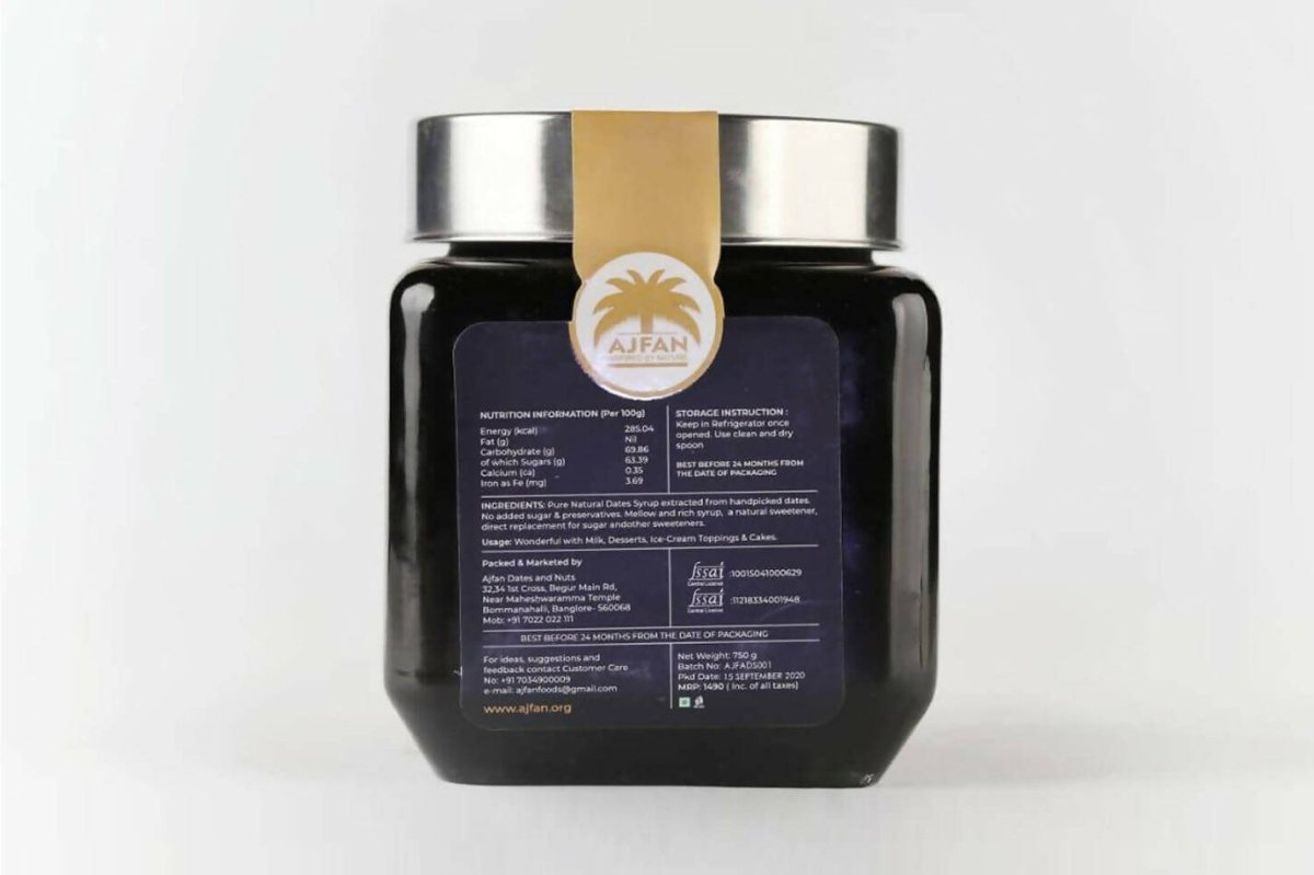 Ajfan Ajwa Premium Date Syrup - Swadesiicart
