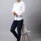 Even Apparels White Pure Cotton Embroided Men's Kurta | Swadesiicart