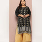 Sztori Plus Size Ethnic Motifs Print Kurta - Swadesiicart