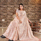 Tikhi Imli Woven Design Satin Jacquard Ready to Wear Saree | Swadesiicart