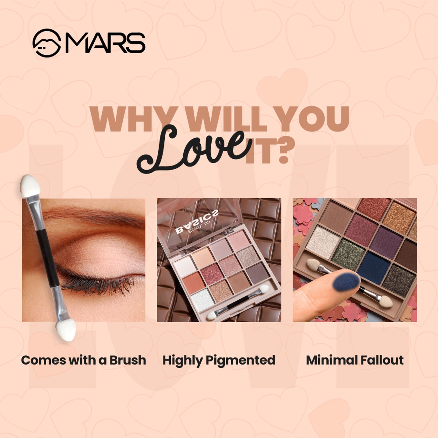 MARS Cosmetics Back To Basics Eyeshadow Palette - 1 - Swadesiicart