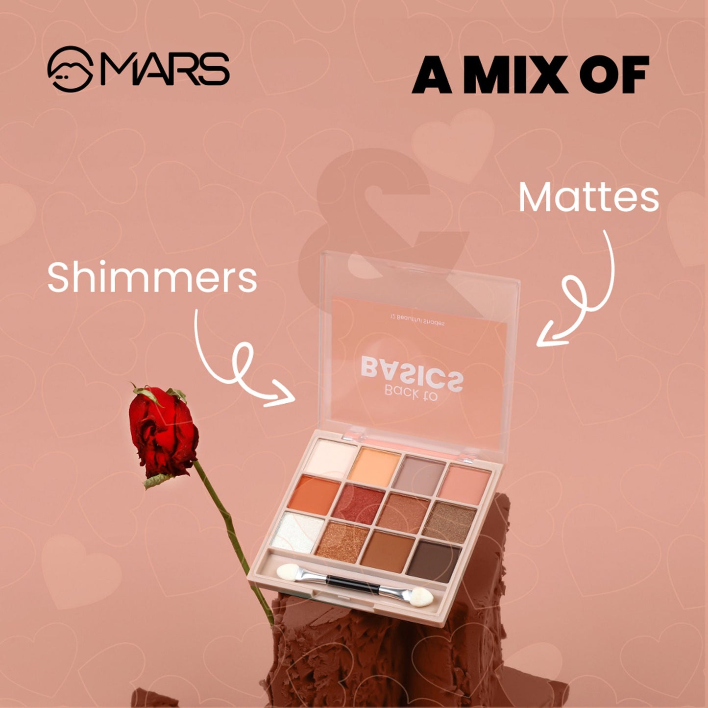 MARS Cosmetics Back To Basics Eyeshadow Palette - 2 - Swadesiicart