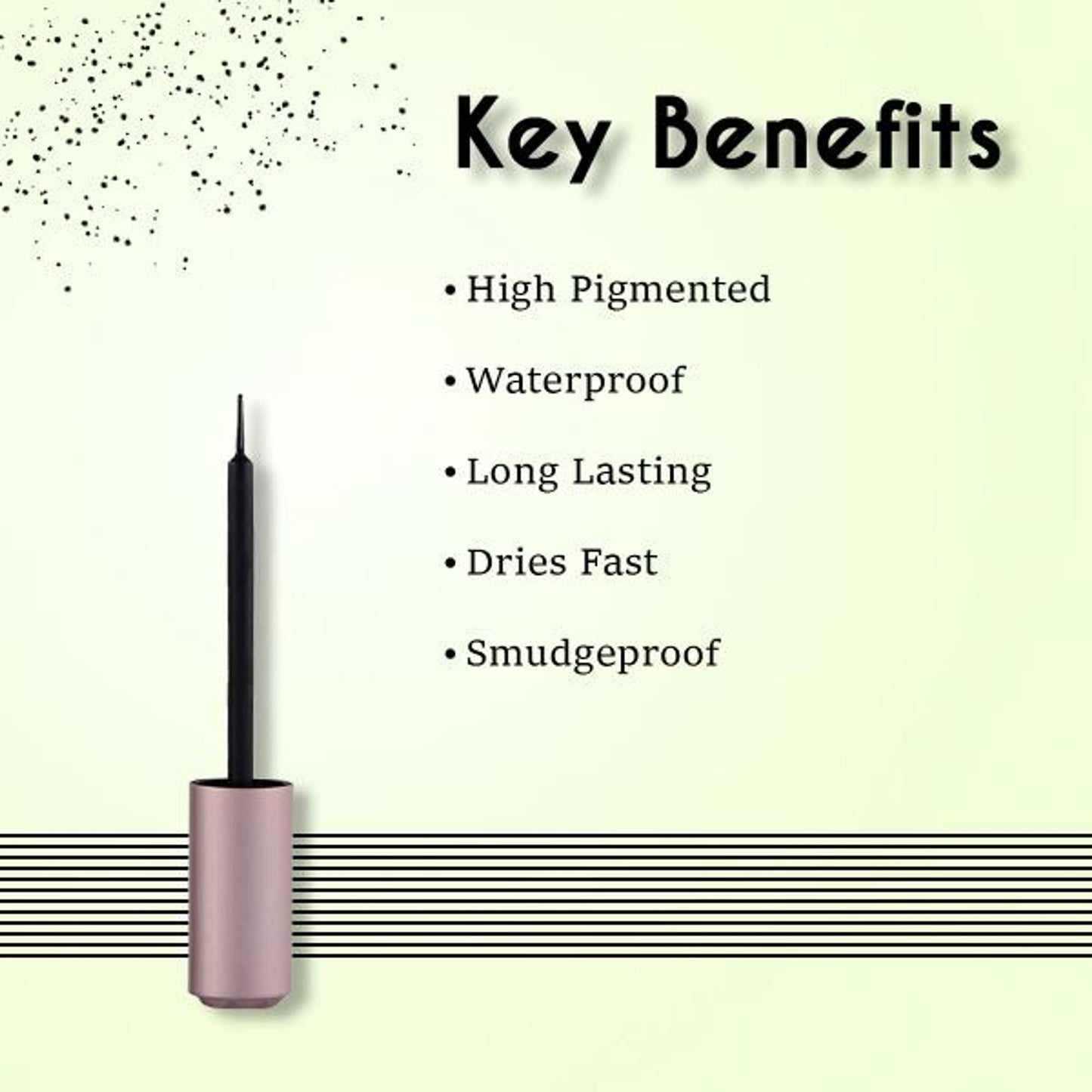 Matt Look Line Express Ultimate Precision Waterproof Smudge Proof Eyeliner - Black - Swadesiicart
