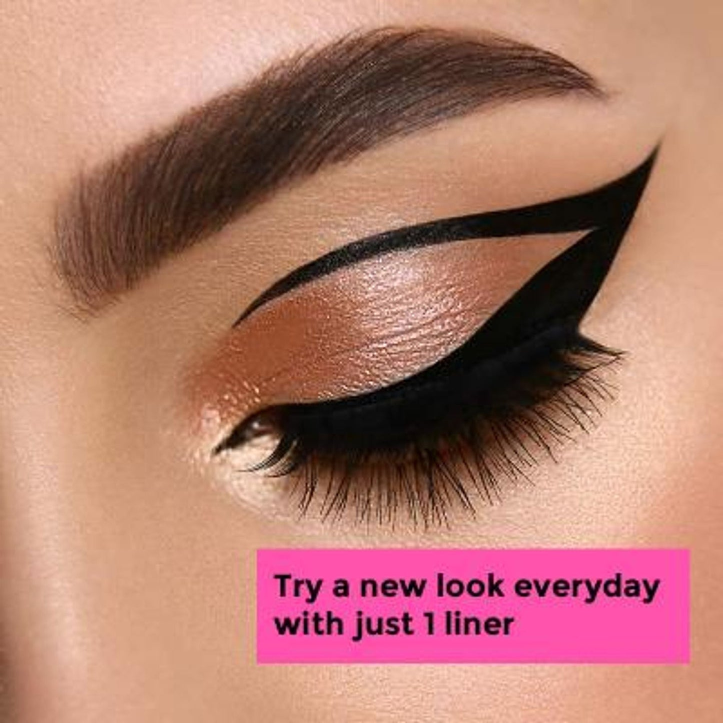Matt Look Line Express Ultimate Precision Waterproof Smudge Proof Eyeliner - Black - Swadesiicart