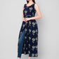 Kalini Women Blue Ethnic Motifs Printed A-Line Kurta - Swadesiicart