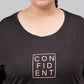 MKH Plus Size Typography Printed Relaxed Fit Dri-FIT Sports T-shirt - Swadesiicart