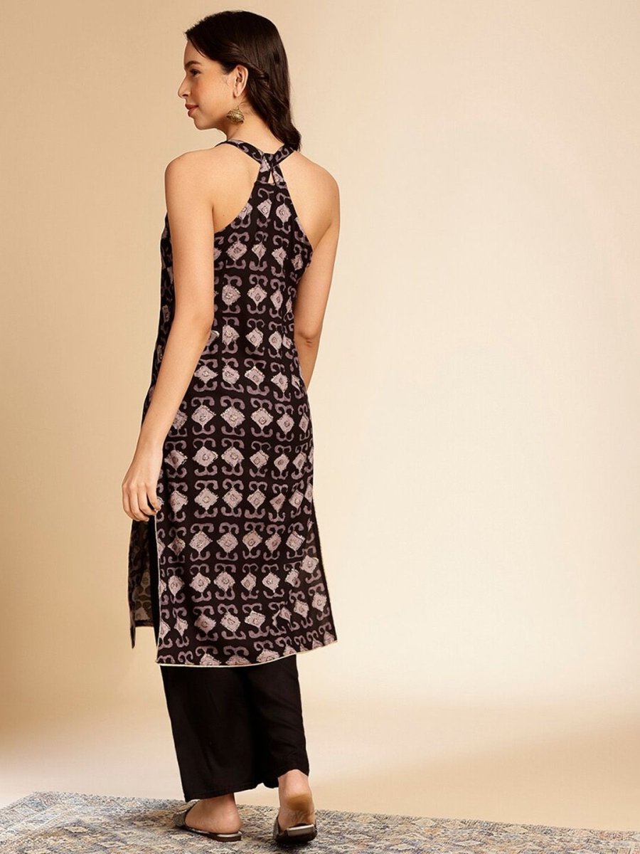 Anouk Ethnic Motifs Printed Kurta - Swadesiicart
