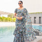 Tikhi Imli Floral printed ruffled saree | Swadesiicart