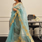 Tikhi Imli Embroidered Organza Heavy Work Saree | Swadesiicart