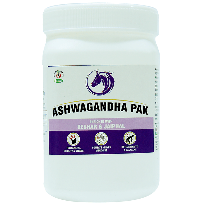 Chirayu Ashwagandha Pak Enriched with Keshar & Jaiphal | Swadesiicart