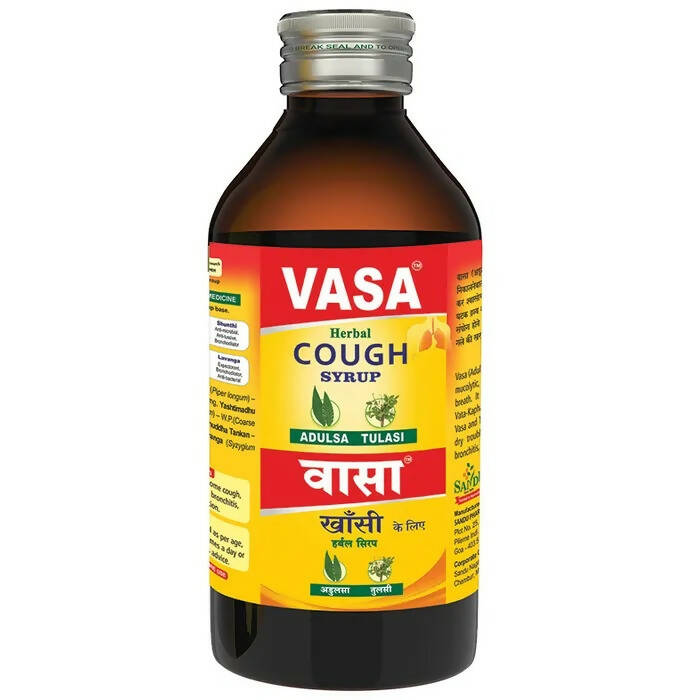 Sandu Vasa Herbal Cough Syrup with Adulsa & Tulsi - Swadesiicart