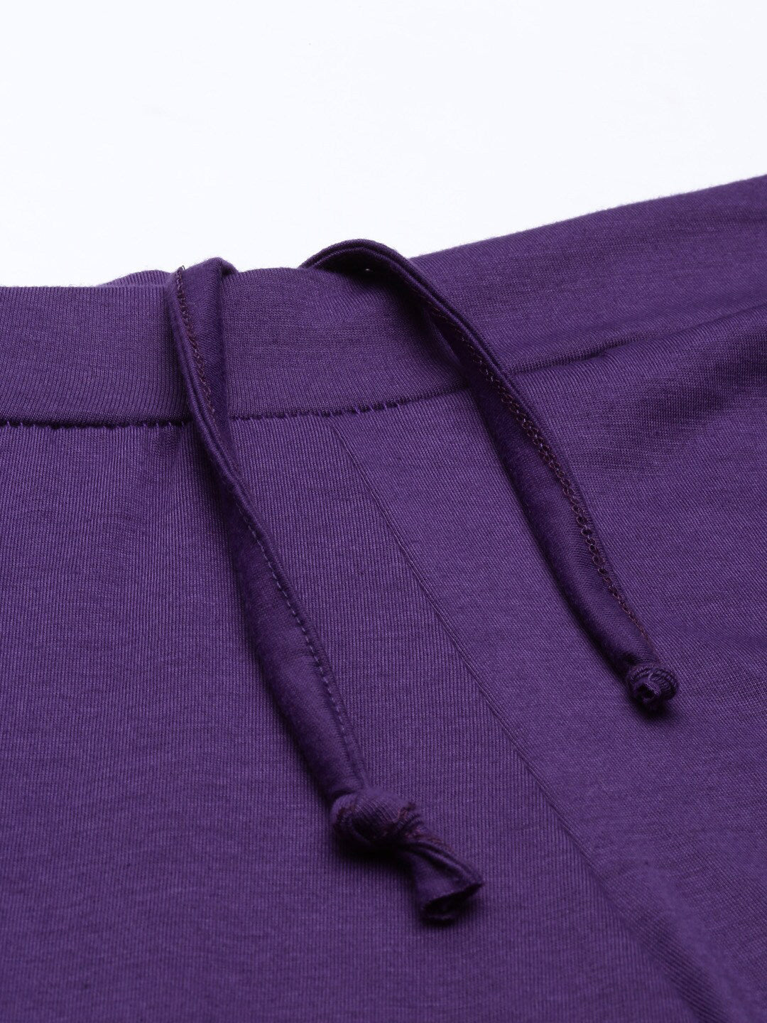 Souchii Women Purple Knitted Palazzos - Swadesiicart